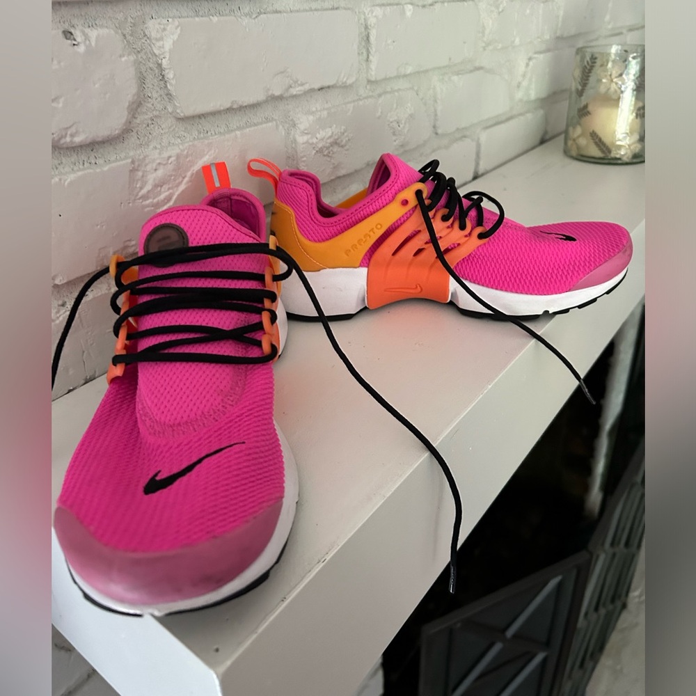 Nike Pink and Orange Sneakers